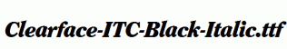 Clearface-ITC-Black-Italic.ttf