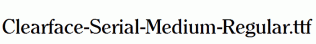 Clearface-Serial-Medium-Regular.ttf