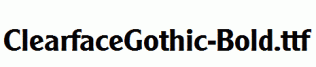 ClearfaceGothic-Bold.ttf