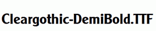 Cleargothic-DemiBold.ttf