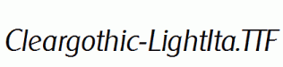 Cleargothic-LightIta.ttf