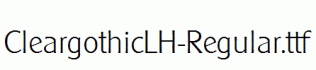 CleargothicLH-Regular.ttf