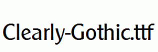 Clearly-Gothic.ttf