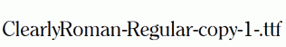 ClearlyRoman-Regular-copy-1-.ttf