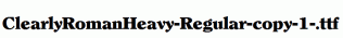 ClearlyRomanHeavy-Regular-copy-1-.ttf