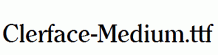 Clerface-Medium.ttf
