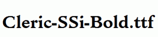 Cleric-SSi-Bold.ttf