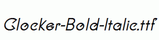 Clocker-Bold-Italic.ttf