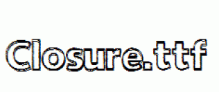 Closure.ttf