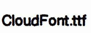 CloudFont.ttf