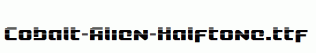 Cobalt-Alien-Halftone.ttf