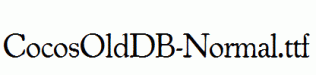 CocosOldDB-Normal.ttf