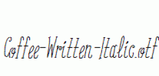 Coffee-Written-Italic.otf