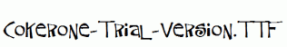 CokerOne-Trial-Version.ttf