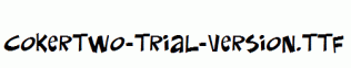 CokerTwo-Trial-Version.ttf