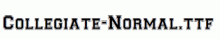 Collegiate-Normal.ttf