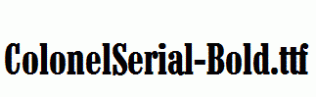 ColonelSerial-Bold.ttf