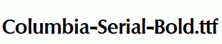 Columbia-Serial-Bold.ttf