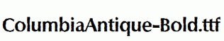 ColumbiaAntique-Bold.ttf