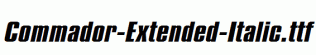 Commador-Extended-Italic.ttf