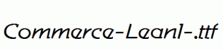 Commerce-Lean1-.ttf