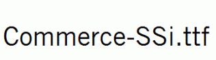 Commerce-SSi.ttf