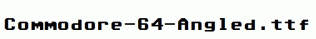 Commodore-64-Angled.ttf