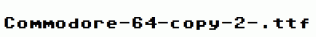 Commodore-64-copy-2-.ttf