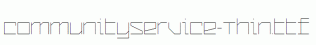 CommunityService-Thin.ttf