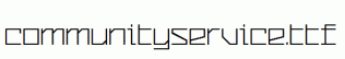 CommunityService.ttf