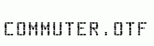 Commuter.otf