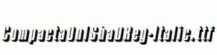 CompactaOnlShaDReg-Italic.ttf