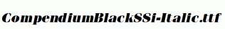 CompendiumBlackSSi-Italic.ttf