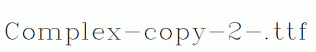Complex-copy-2-.ttf