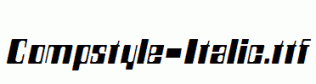 Compstyle-Italic.ttf