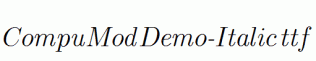CompuModDemo-Italic.ttf