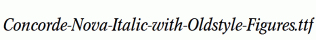 Concorde-Nova-Italic-with-Oldstyle-Figures.ttf