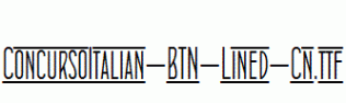 ConcursoItalian-BTN-Lined-Cn.ttf