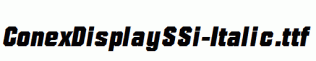 ConexDisplaySSi-Italic.ttf