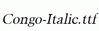 Congo-Italic.ttf