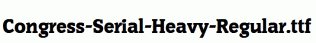 Congress-Serial-Heavy-Regular.ttf