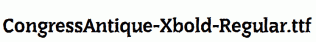 CongressAntique-Xbold-Regular.ttf