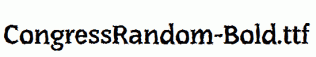 CongressRandom-Bold.ttf