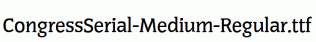CongressSerial-Medium-Regular.ttf
