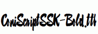 ConiScriptSSK-Bold.ttf