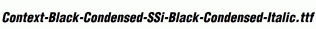 Context-Black-Condensed-SSi-Black-Condensed-Italic.ttf