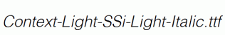 Context-Light-SSi-Light-Italic.ttf