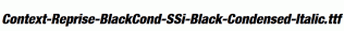 Context-Reprise-BlackCond-SSi-Black-Condensed-Italic.ttf
