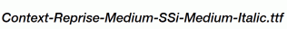 Context-Reprise-Medium-SSi-Medium-Italic.ttf