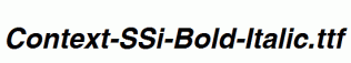 Context-SSi-Bold-Italic.ttf